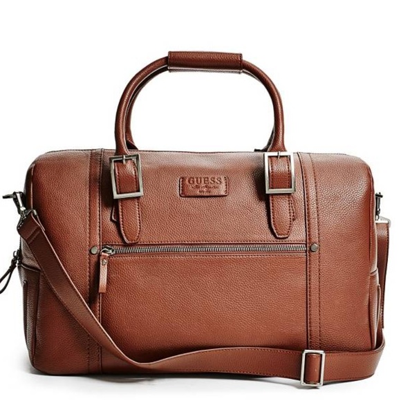 Guess Other - NWOT Guess Pebbled Camel Weekender Travel Hobo Bag